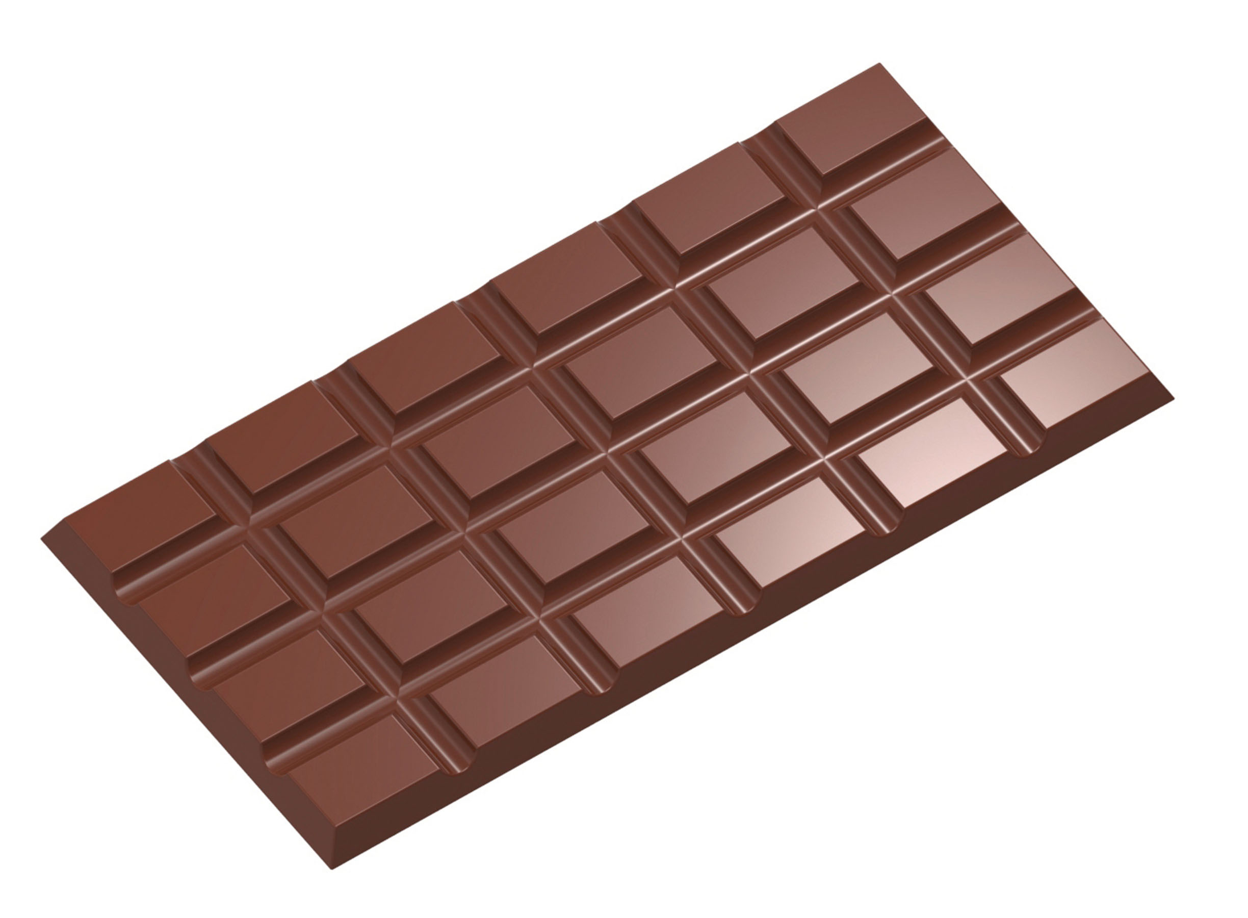 Schokoladen- Form, 275 x 175 mm, 1 x 3 Stück 156 x 77 x 6 mm