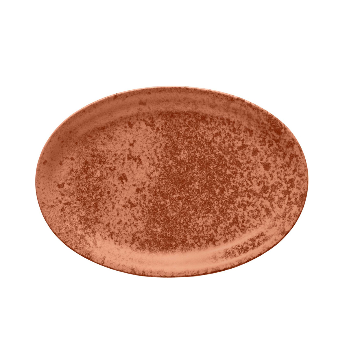 Bauscher, Sandstone : Dekor 425946 Orange - Platte oval coup 32,3 x 22,8 cm