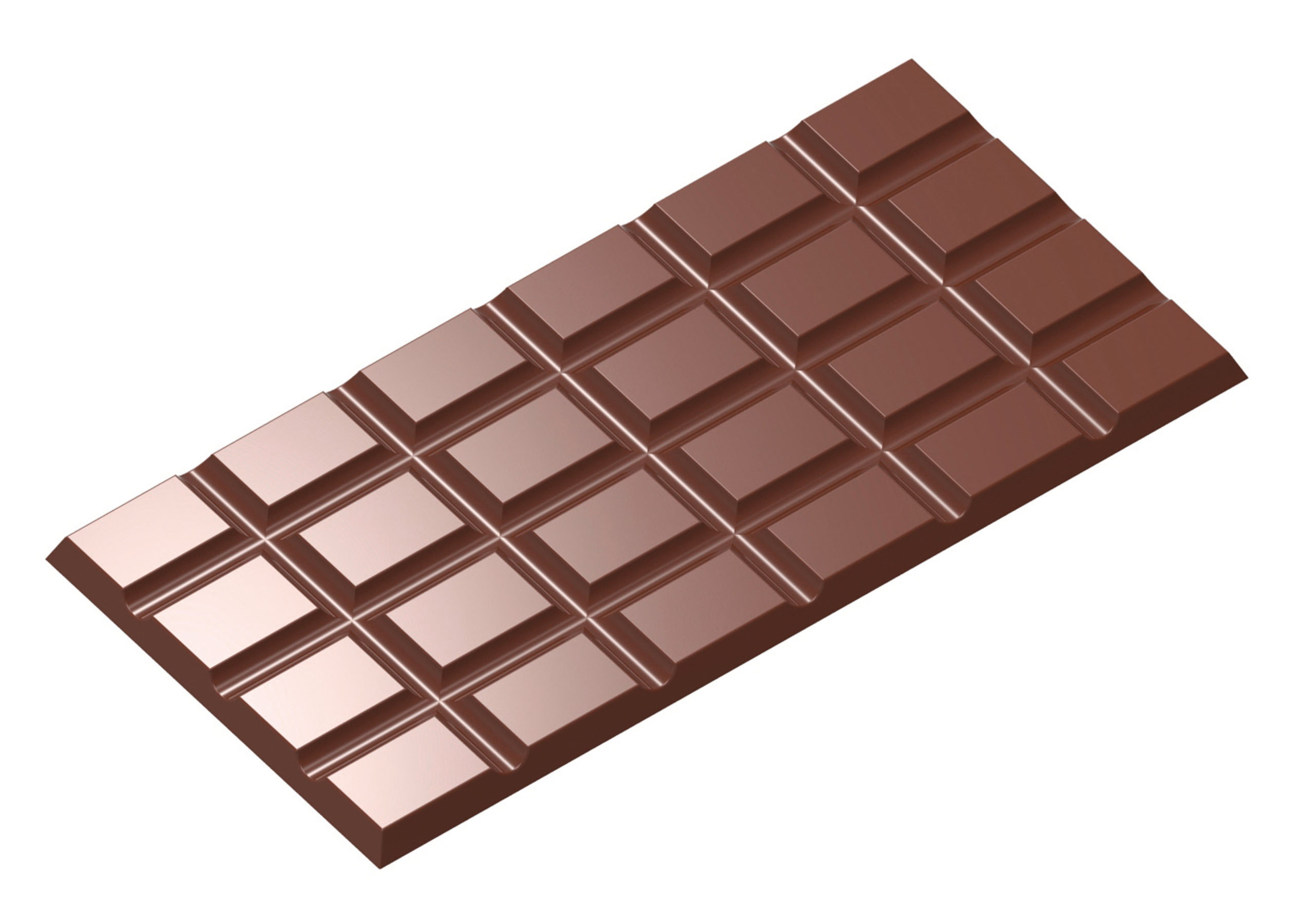 Schokoladen- Form, 275 x 175 mm, 1 x 3 Stück 156 x 77 x 5 mm