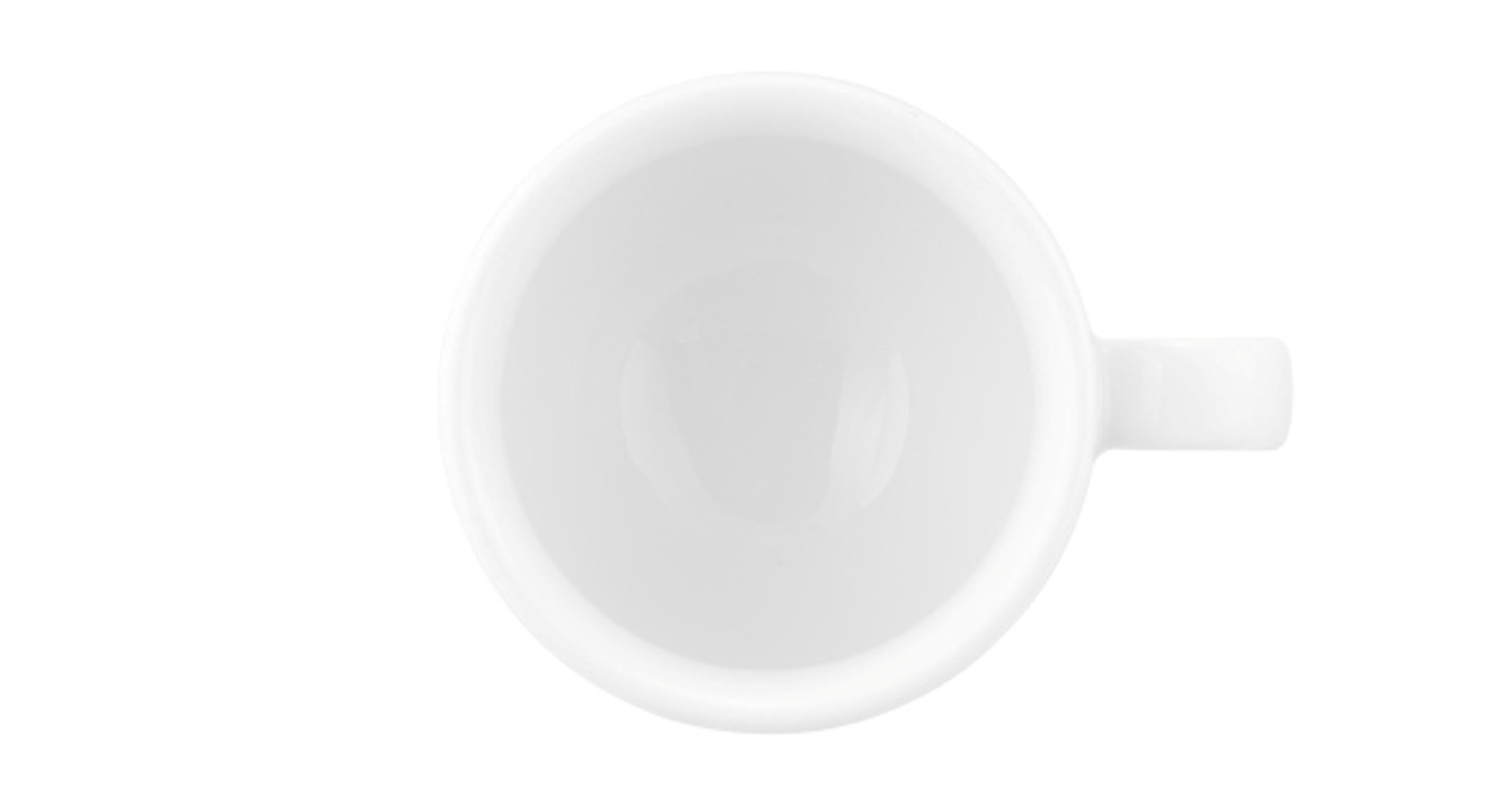 Seltmann Weiden, Sento - Espresso-Obere m. Hkl., weiss, uni, 0,08 ltr.