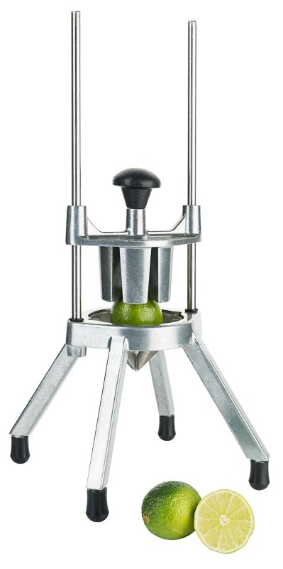 Limettenschneider, 8 Segmente, Aluminiumguss, 20 x 25 x 40 cm