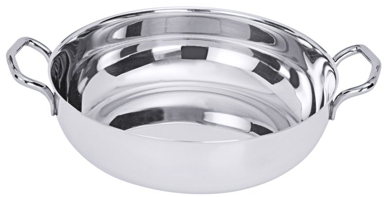 Beilageschale, flach, Edelstahl, I: 1 ltr., D: 18 cm, H: 5 cm