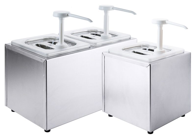 Gestell zu Saucendispenser, 20 x 18,5 x 21,5 cm, Edelstahl