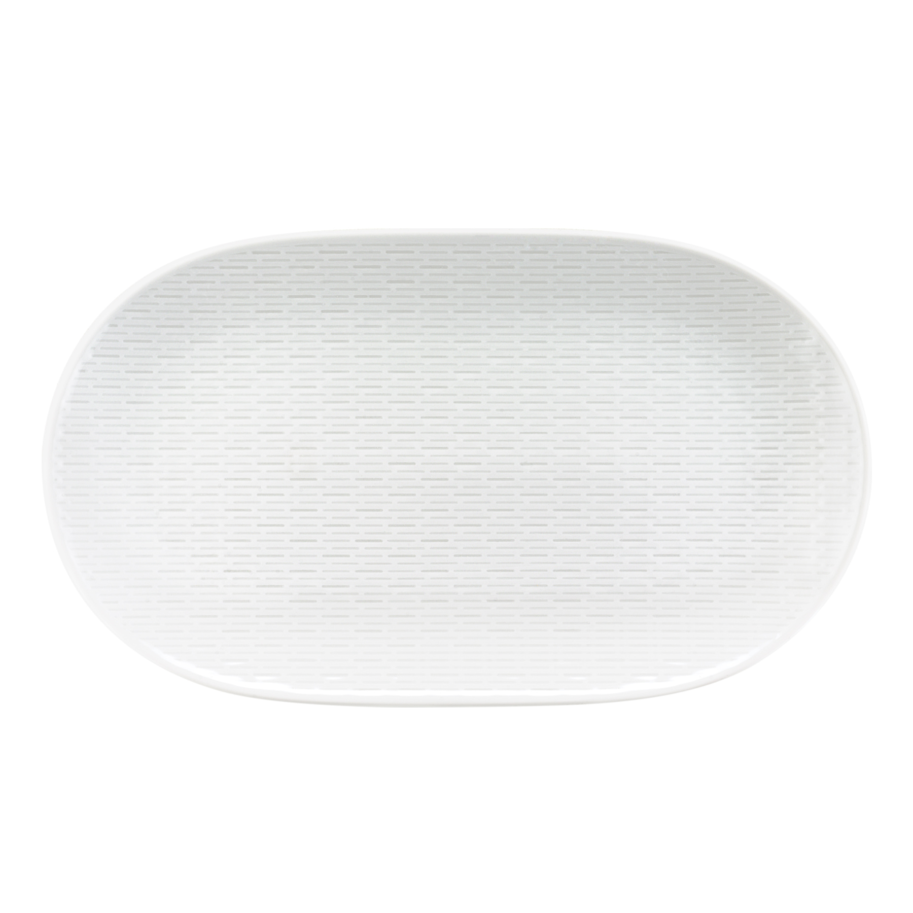 Bauscher, Scope : Linea - Platte oval coup, relief, 37,3 x 22,2 cm