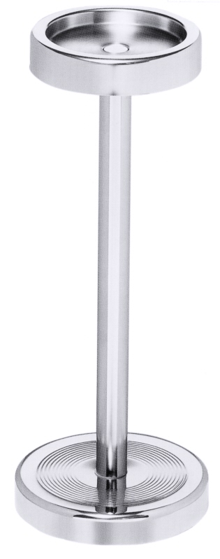 Sektkühlerständer, niedriger Rand, Edelstahl, H: 64 cm, D: 17,5 cm