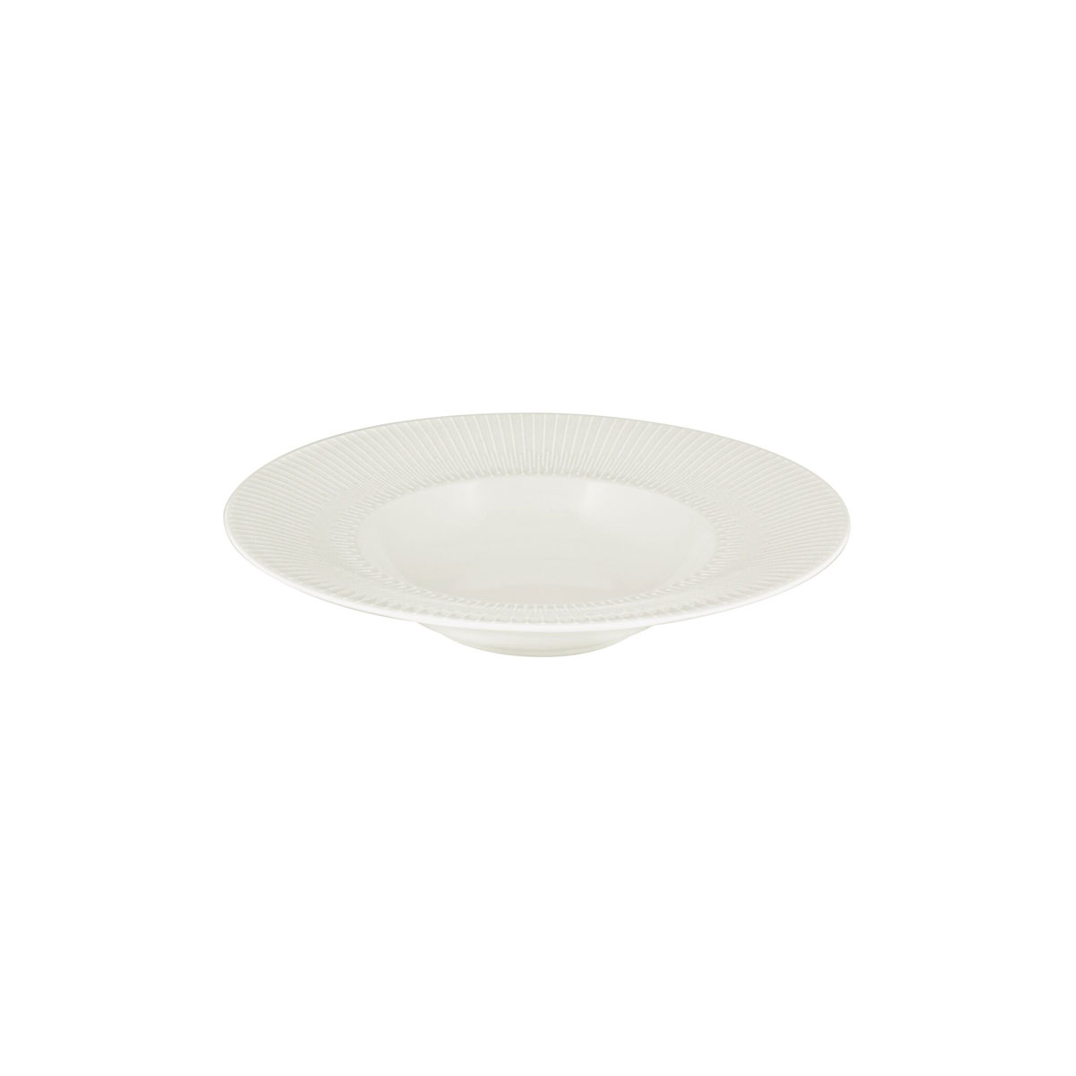 Schönwald, Vibes : Teller tief rund Fahne Relief, bonewhite, 20 cm/ 0,16 ltr.