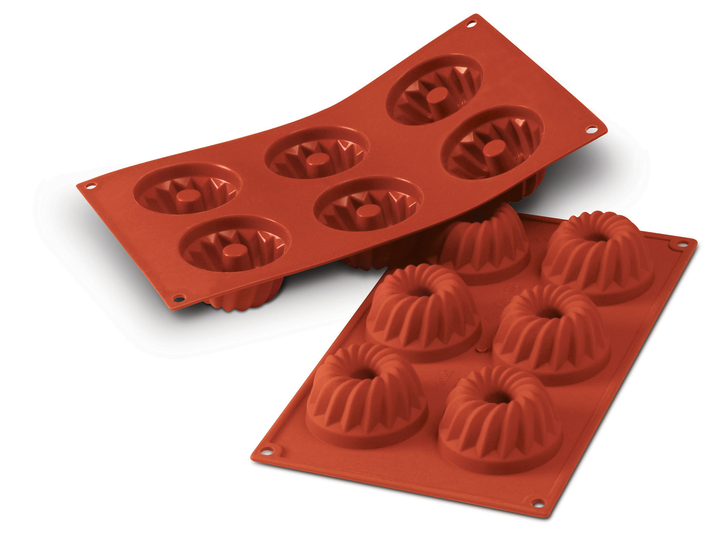 Silikon - Backform, Gugelhupf, D: 75 mm, H: 40 mm