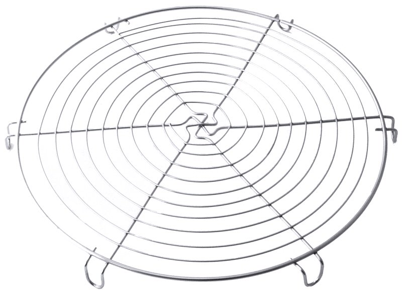 Kuchengitter, rund, EdSt., D: 32 cm, H: 2 cm