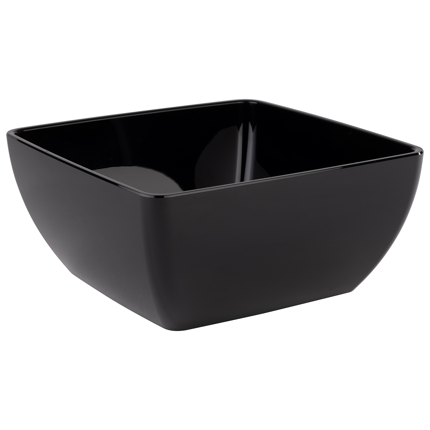 Schale FRIENDLY, PET, 25 x 25 x 12 cm, I: 3,8 lr., Farbe: schwarz