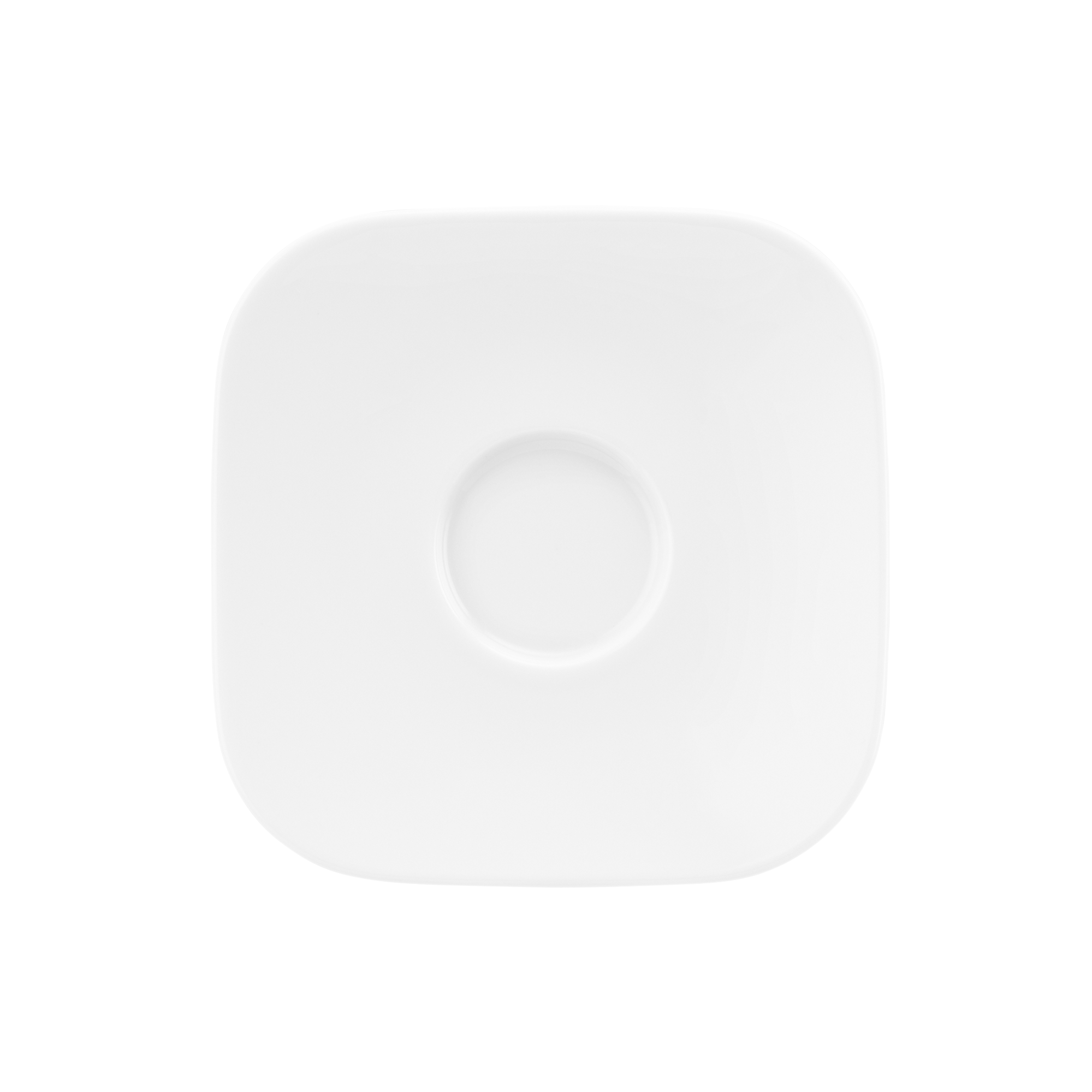 Seltmann Weiden, Coup Fine Dining - Espresso-Untere eckig klein M5387, weiss, uni, 13 x 13 cm