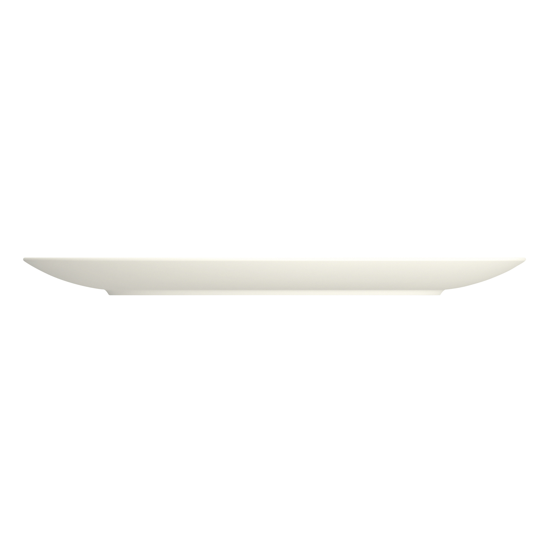 Bauscher, Purity - Platte oval Coup, bonewhite, uni, 37 x 27 cm