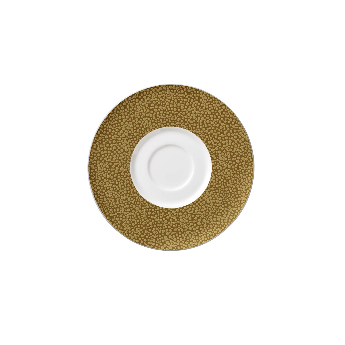 Bauscher, Purity : 425688 Pearls Olive - Untere m. 2 Spiegeln, bonewhite, 16,5 cm