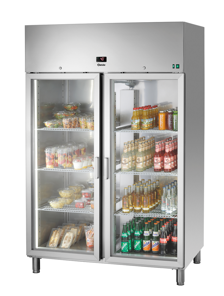 Glastürenkühlschrank 1400 GN210