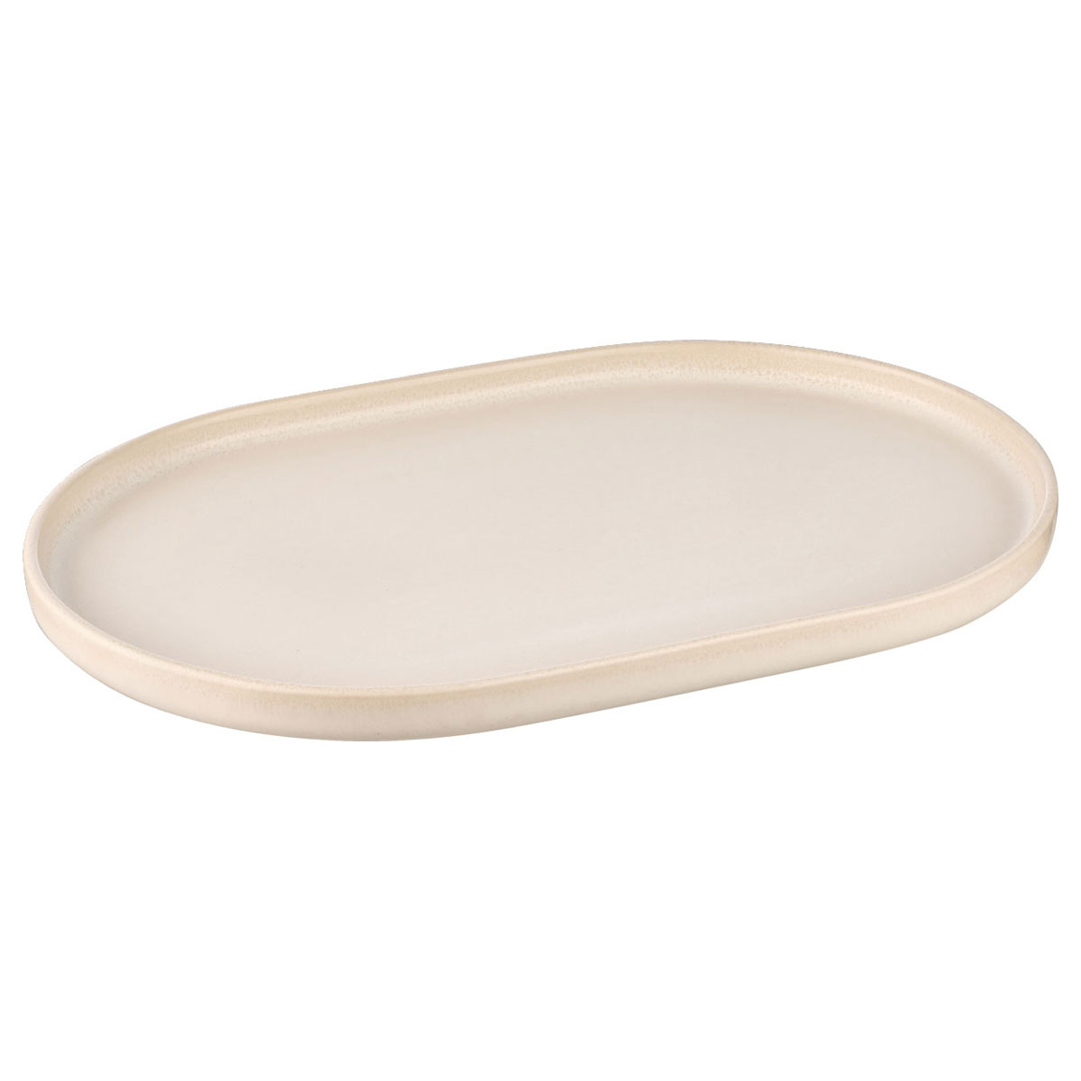 Playground, Steinzeug - NARA Cashmere : Platte oval 30 x 20 cm