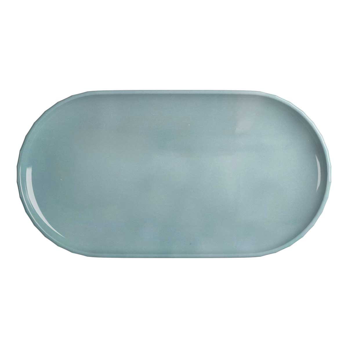 Bauscher, Edge : Sea - Platte oval, 32 x 17 cm