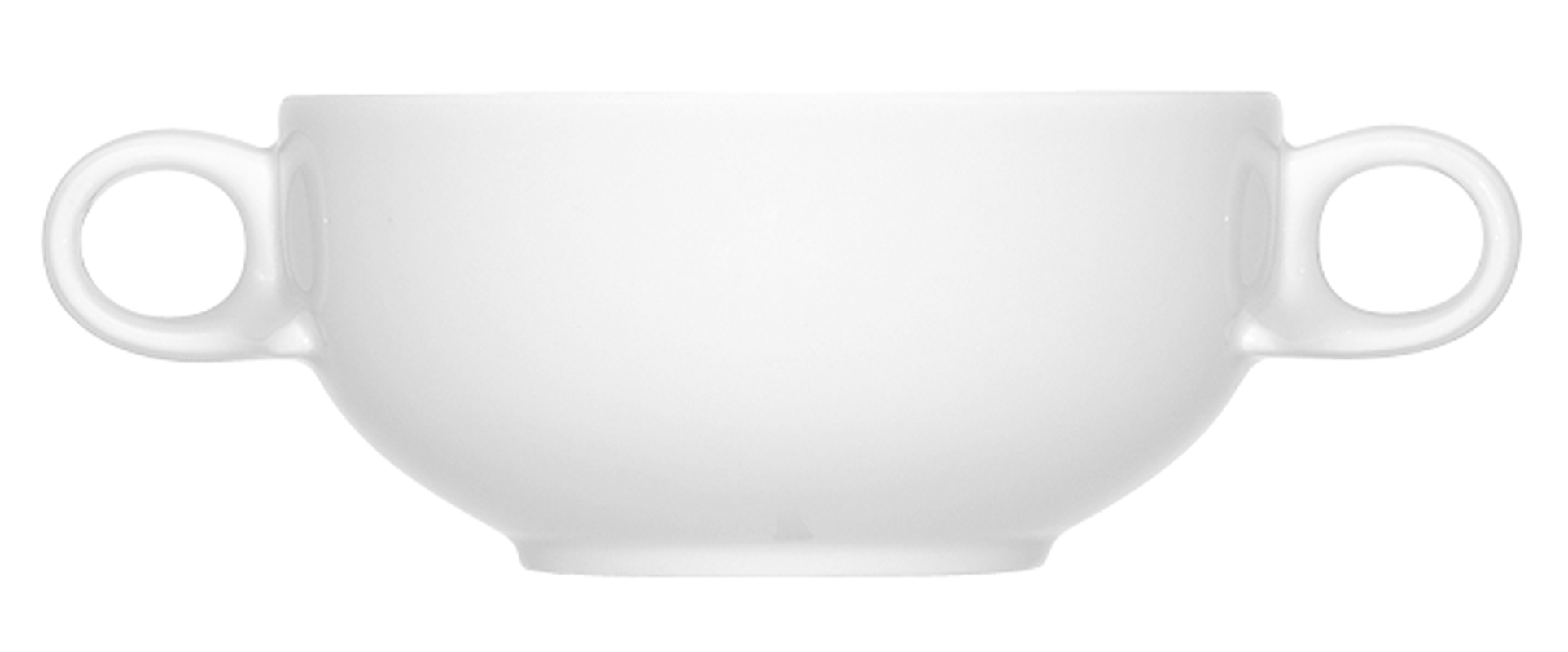 Bauscher, Bonn - Suppen-Obere stpb., weiss, uni, 0,30 ltr.