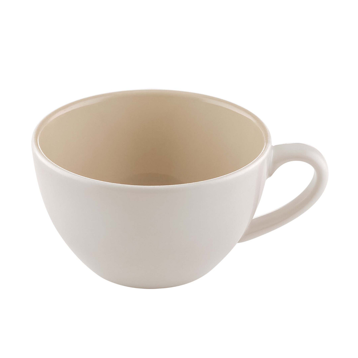 Bauscher, Sandstone : Dekor 700561 Beige Uni - Latte Macchiato-Obere nieder 0,45 ltr.