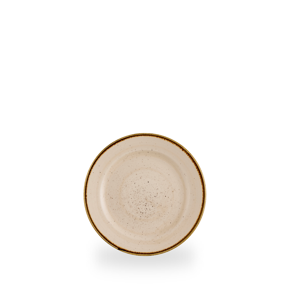 Churchill, Stonecast Profile : Nutmeg Cream - Teller flach Fahne, 17 cm