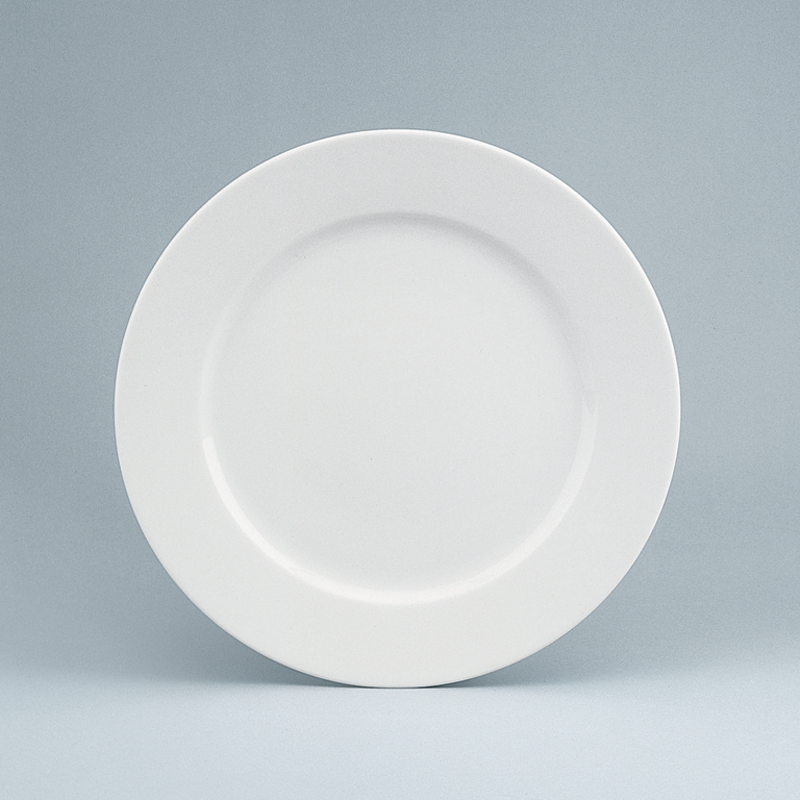 Schönwald, Fine Dining - Teller, flach, Fahne, weiss, uni, 27 cm