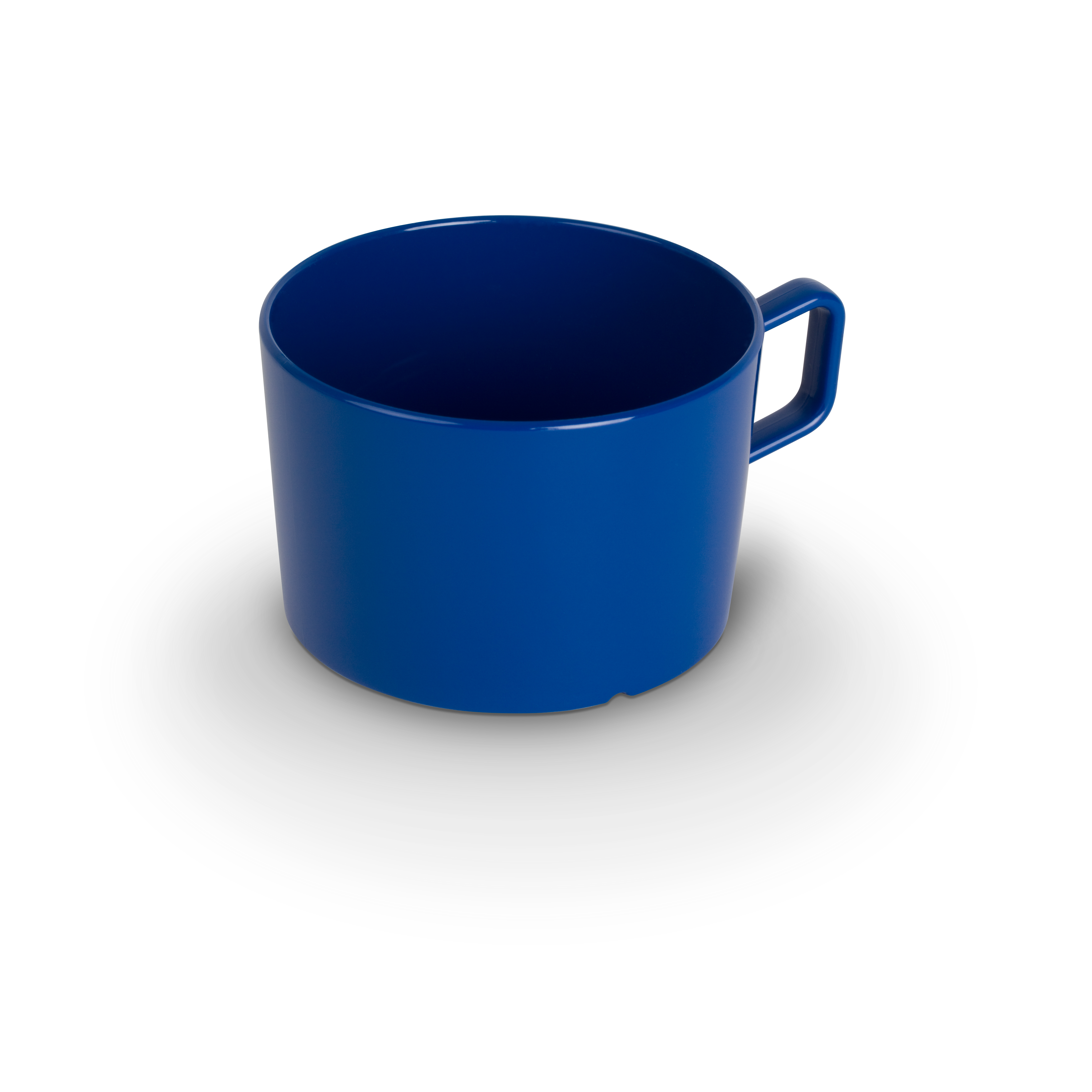 Tasse PC, uni, blau, D x H: 7,5 x 5 cm/ 0,2 ltr.