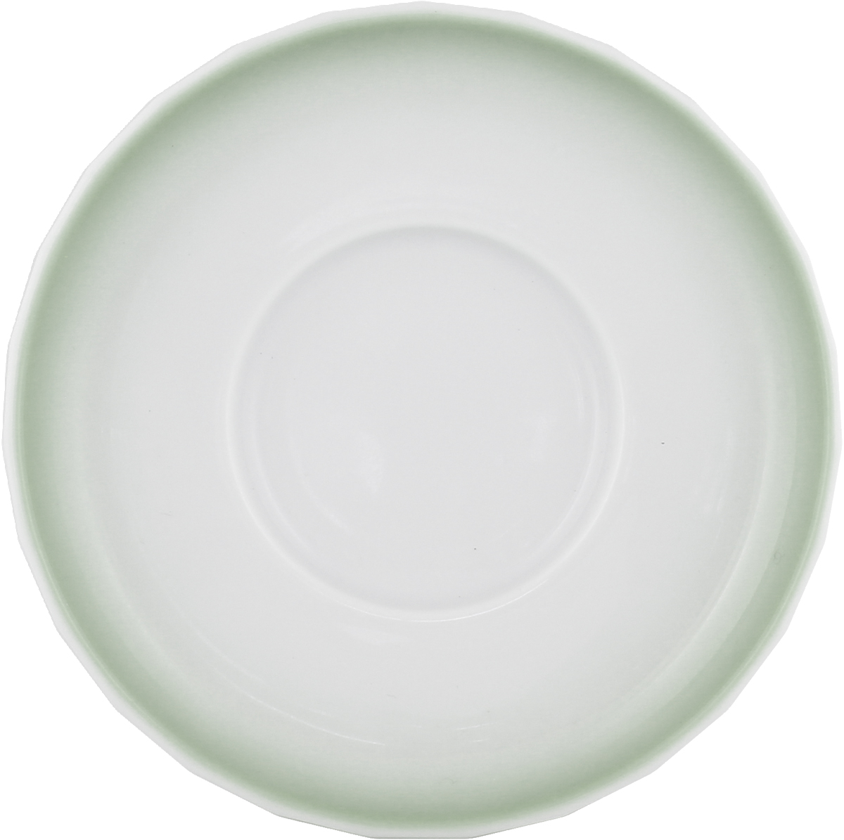 Bauscher, Edge : Gradient Sage 700745 - Espresso-Untere rund, 13 cm