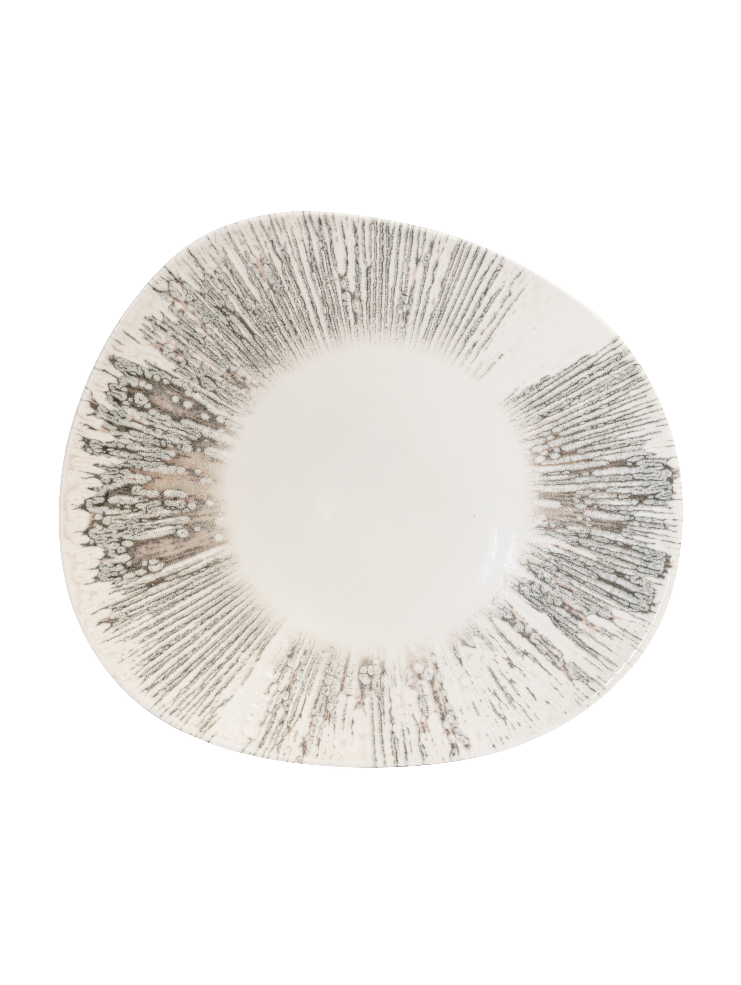 Churchill, Inked Lyra : Pink - Opal-Schale organisch, 25 x 6 cm/ 0,8 ltr.