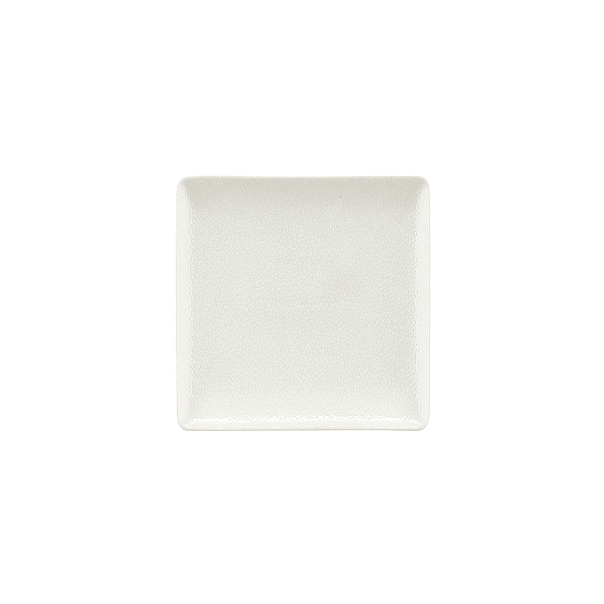 Bauscher, Purity : 425440 Pearls Light - Teller flach quadratisch Coup, bonewhite, 9 x 9 cm