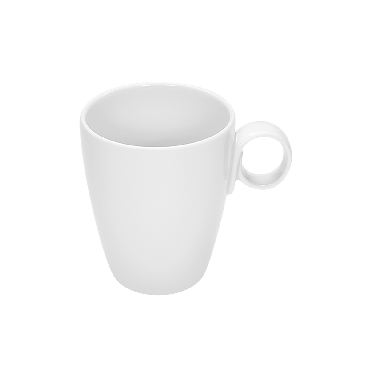 Bauscher, Coffeelings - Becher m. Hkl., uni, weiss, 0,28 ltr.