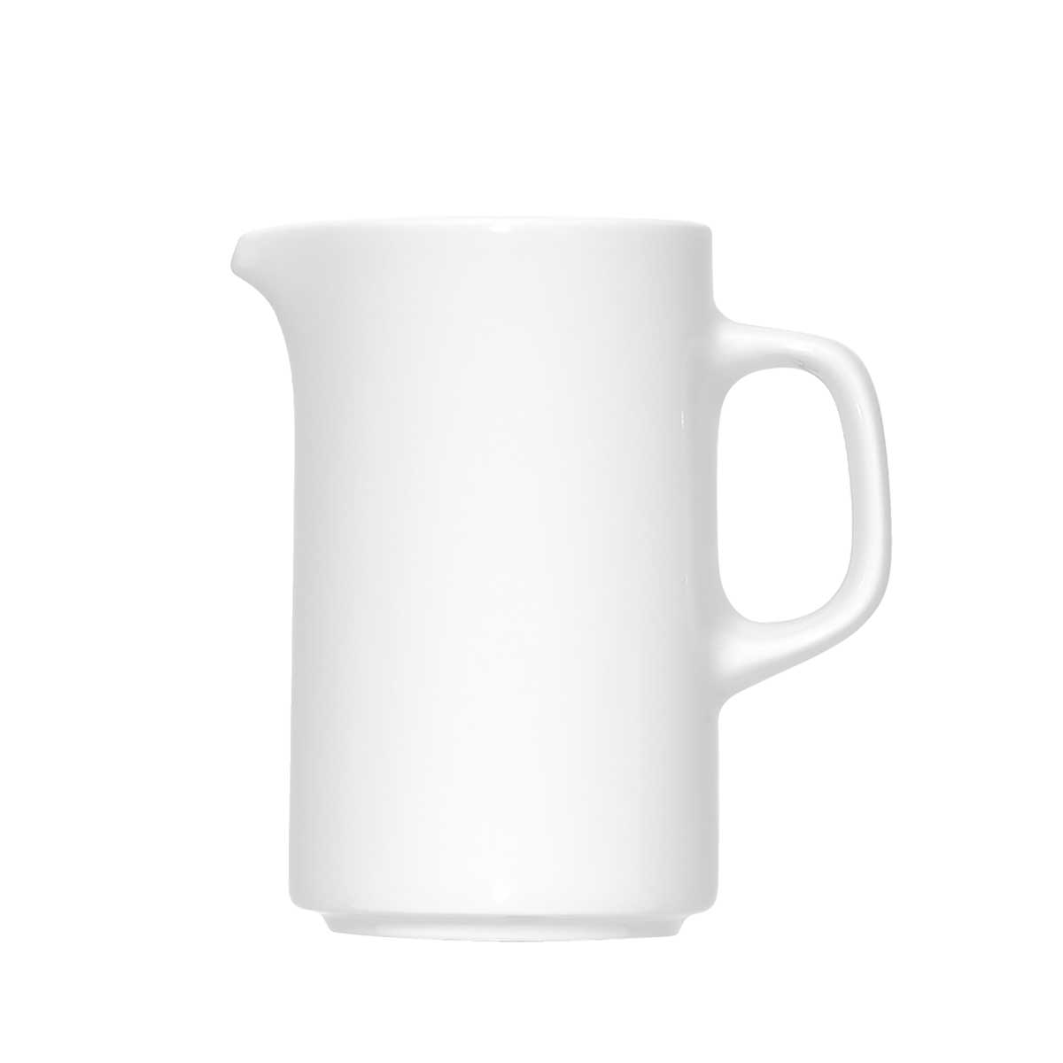 Bauscher, B1100 - Milch-, Sahne-Giesser m. Hkl., weiss, uni, 0,50 ltr.