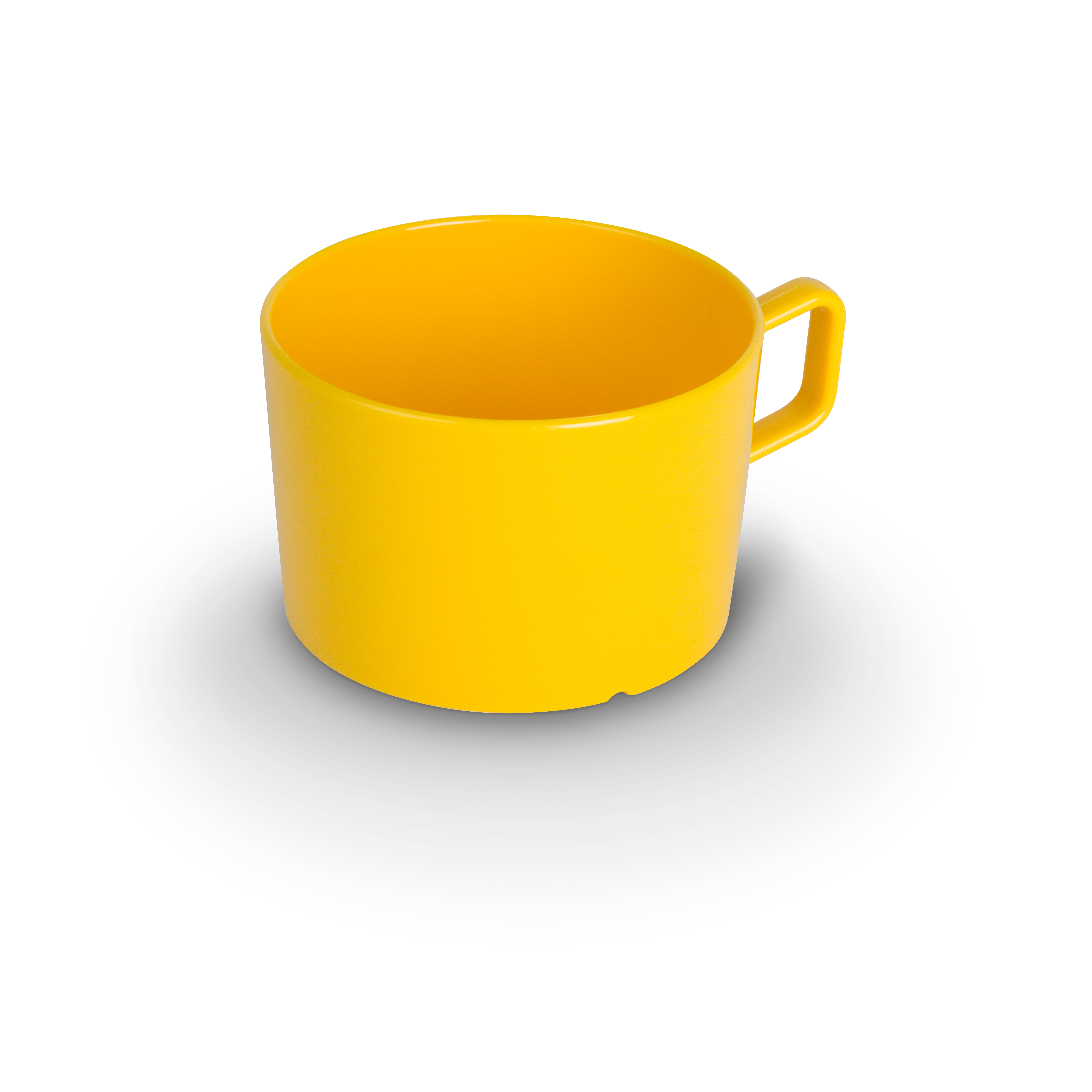Tasse PC, uni, gelb, D x H: 7,5 x 5 cm/ 0,2 ltr.
