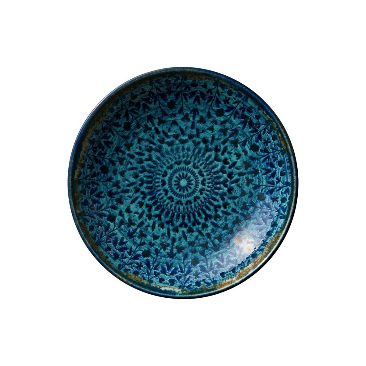 Heart & Soul, Mirage : Indigo - Teller tief rund coup, 25 cm/ 1,2 ltr.