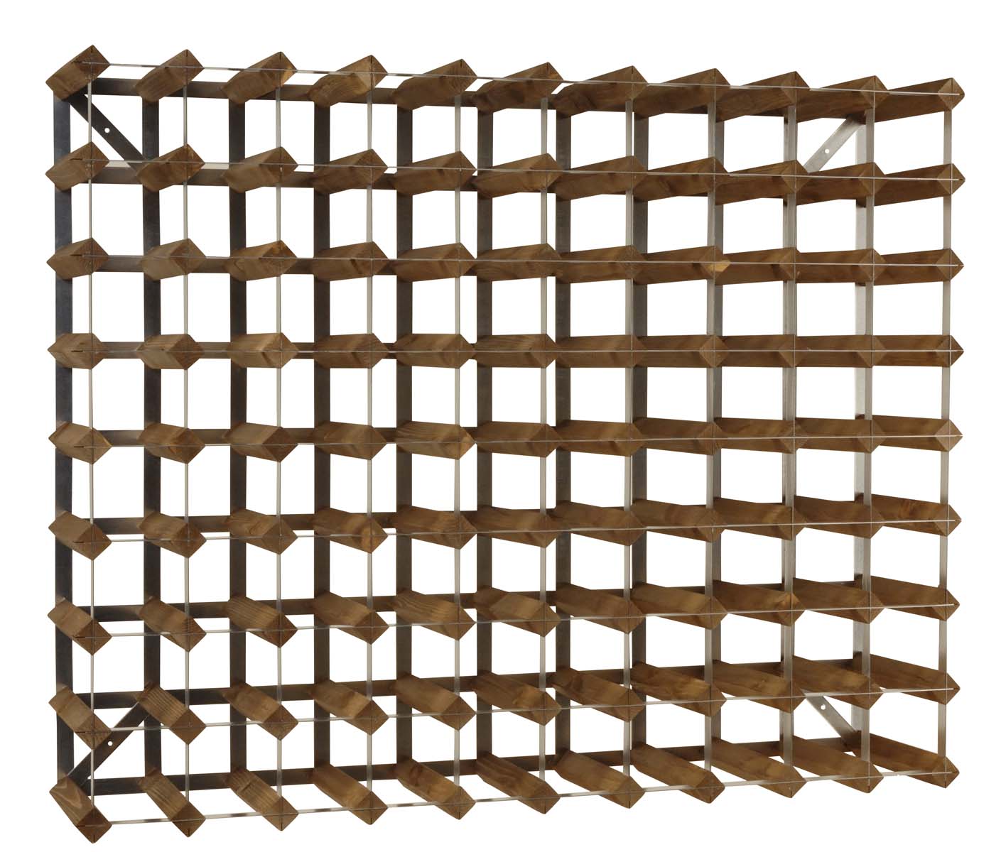 Weinregal, 90 Flaschen, 82 x 24 x 100 cm