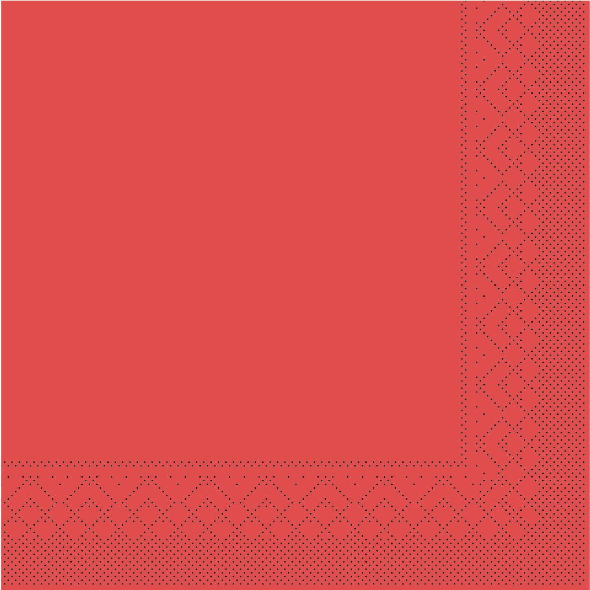 Servietten - BASIC UNI Tissue Deluxe 40 x 40 cm