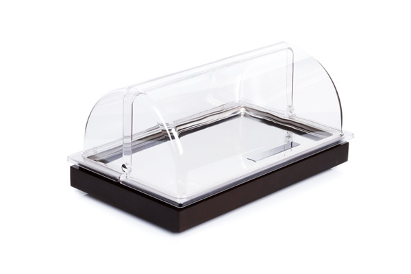 Cool Plates Set 2 FRAMES 53 x 32,5 cm, H: 27,5 cm Buche, massiv, Farbton Wenge GN 1/1 EdSt.-Tablett