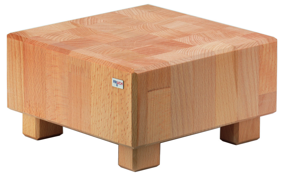 PURE NATURE Butcher Block S-Cube S, Buche hell, L: 220 mm, B: 220 mm, H: 120 mm
