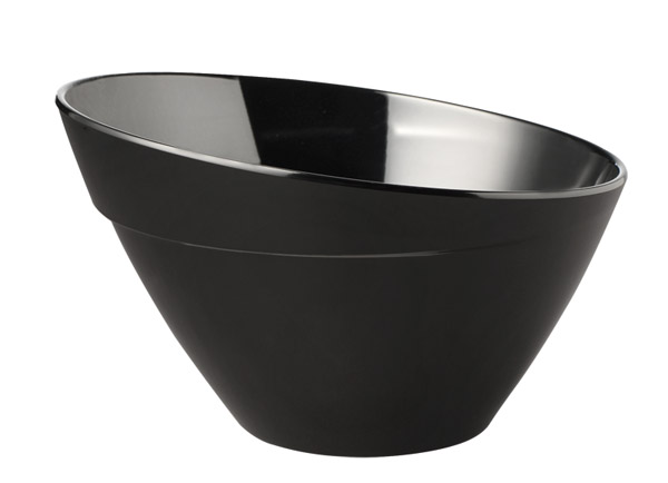 Schale BALANCE, FRUITS D: 24,5 cm, H: 15 cm, Melamin, schwarz, 2,5 ltr.