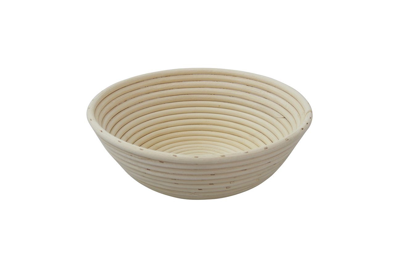 Brotform, Gärkorb, rund, Peddigrohr, D: 250 mm, 1500 g