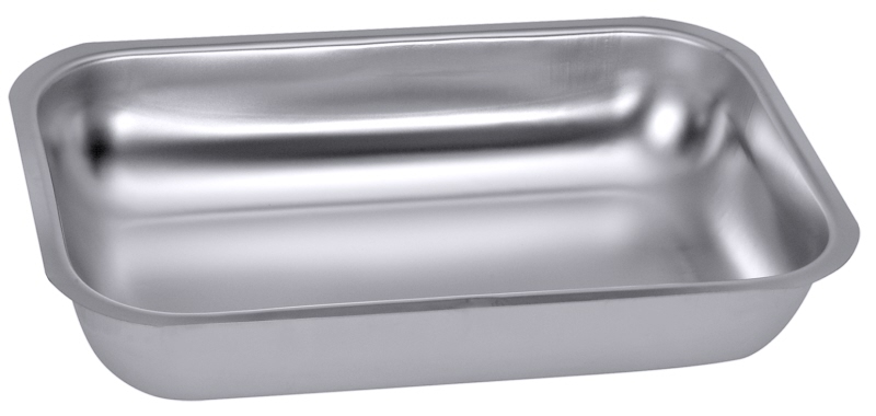 Schale rechteckig, EdSt. 18/10, seidenmatt poliert, 24 x 17 x 4 cm, I: 1,2 ltr.