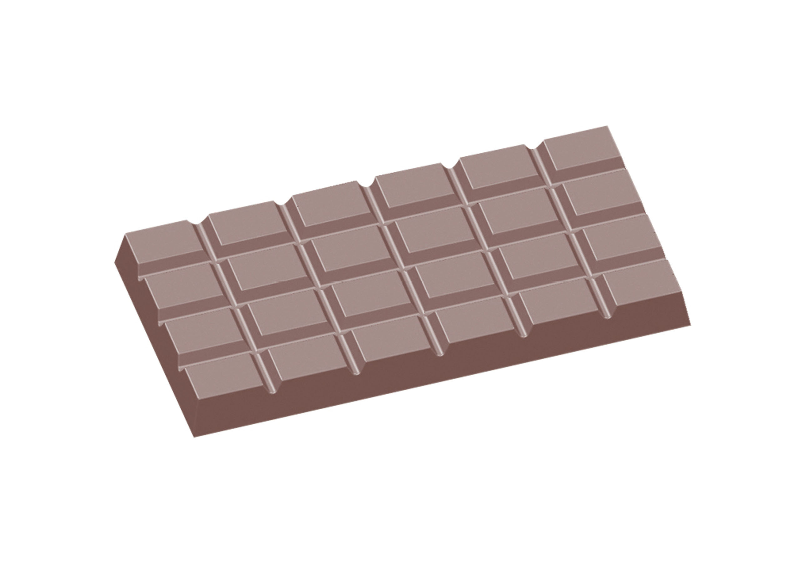 Schokoladen- Form, 275 x 135 mm, 3 x 3 Stück 67 x 33 x 5 mm