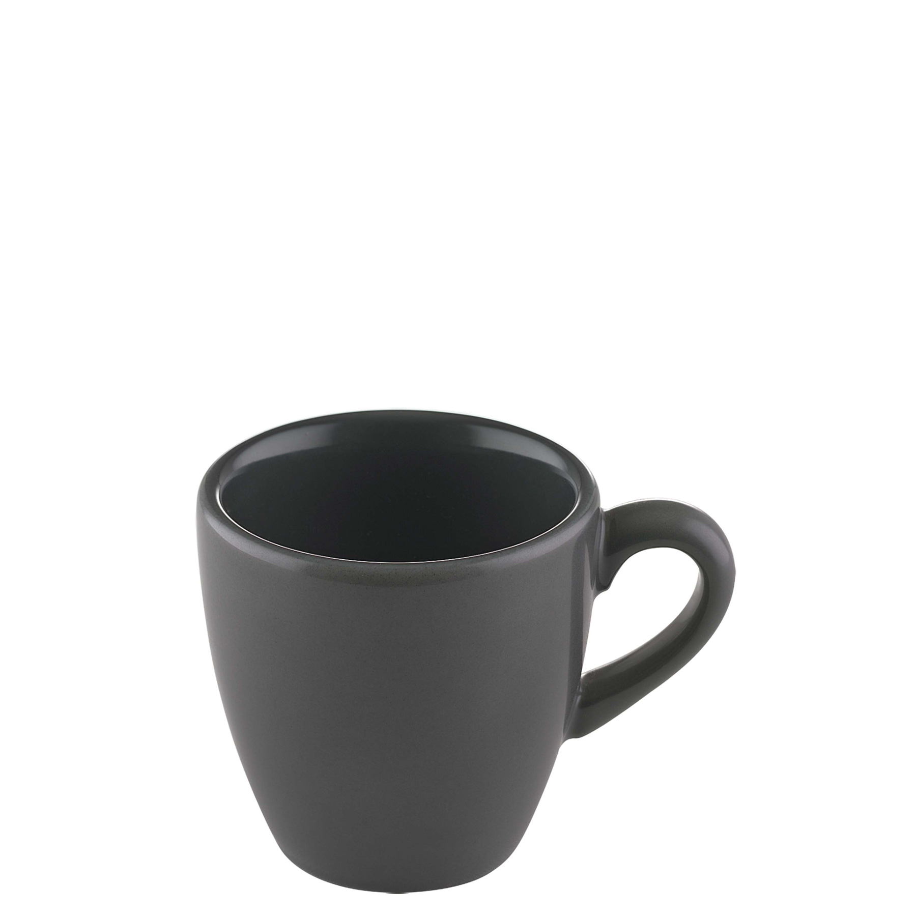 Bauscher, Sandstone : Dekor 700560 Dark Gray Uni - Espresso-Obere hoch 0,09 ltr.
