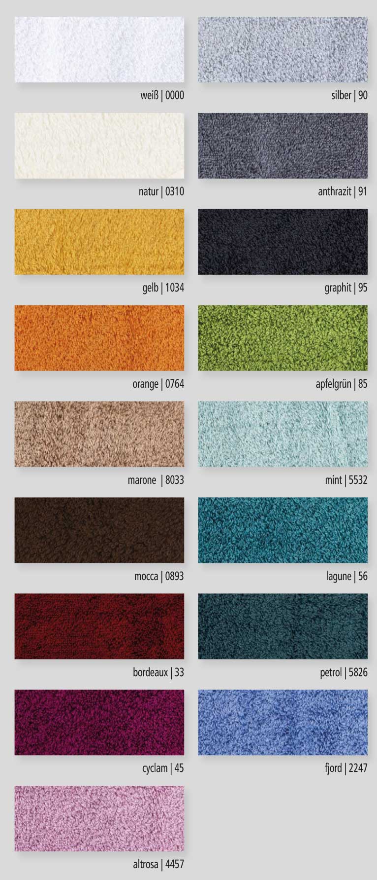 New York - Uni- Walkfrottier, 550 g/ m²