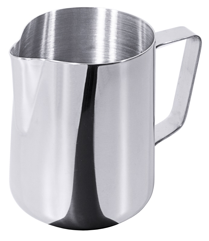 Milch-/Wasserkanne, Edelstahl, I: 0,9 ltr., H: 12,5 cm