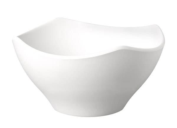Schale ZEN 21 x 21 cm, H: 11 cm, 1,4 ltr., Melamin, schwarz, Steinoptik