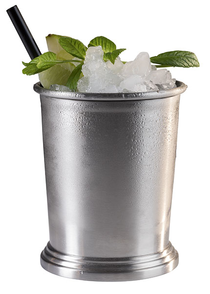 Becher JULEP MUG D: 8,5 cm, H: 10 cm, I: 0,35 ltr., Edelstahl, matt, grau