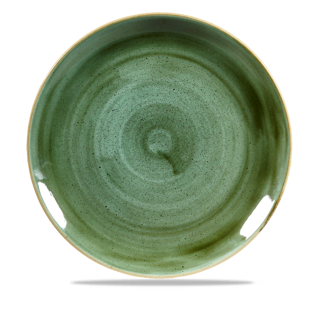 Churchill, Stonecast : Samphire Green - Teller flach Coup, 28,8 cm