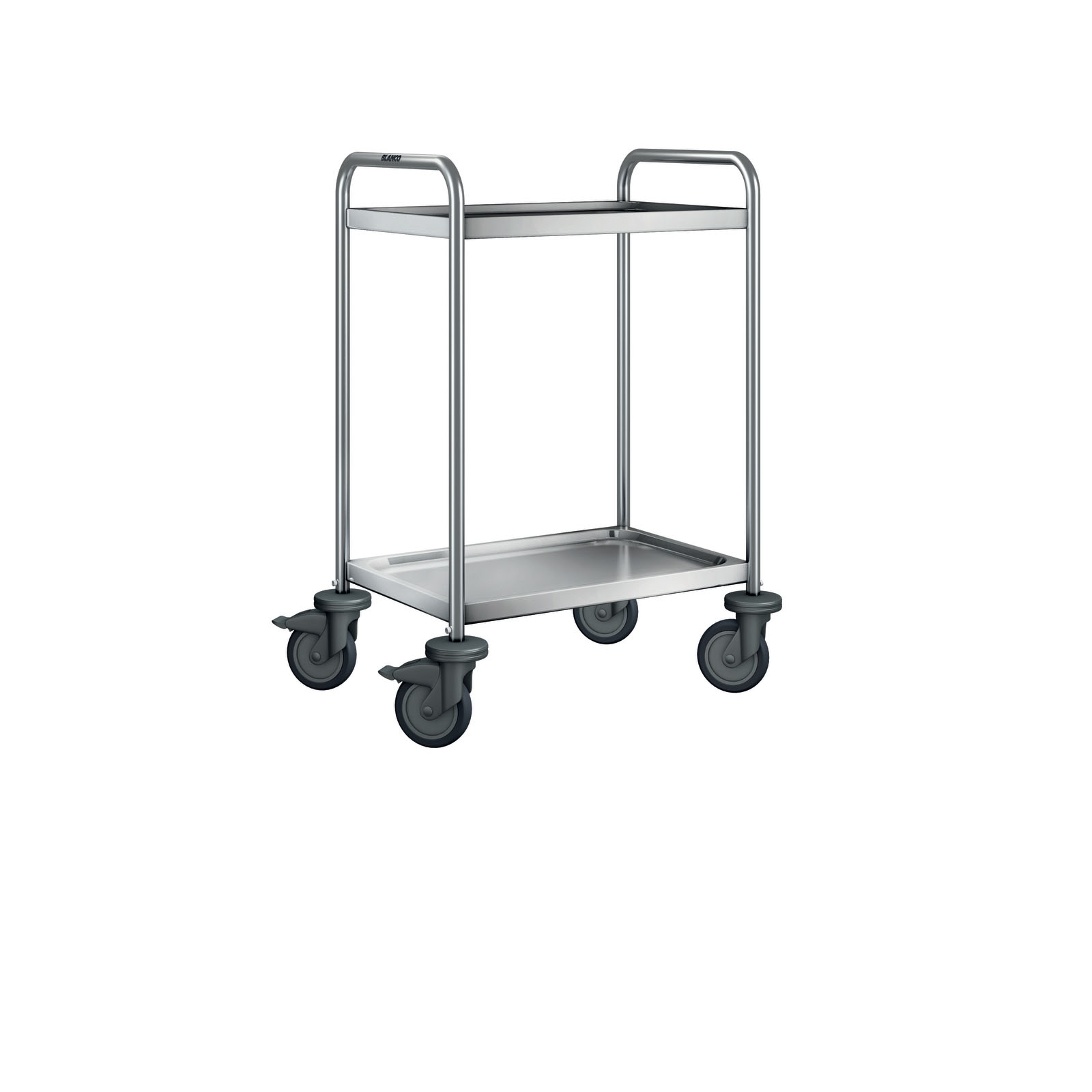 Servierwagen SW 6 X 4-2, 2 Borde 60 x 40 cm, max. 80 kg/ Bord, Trgf.: 120 kg, LxBxH: 70 x 50 x 95 cm