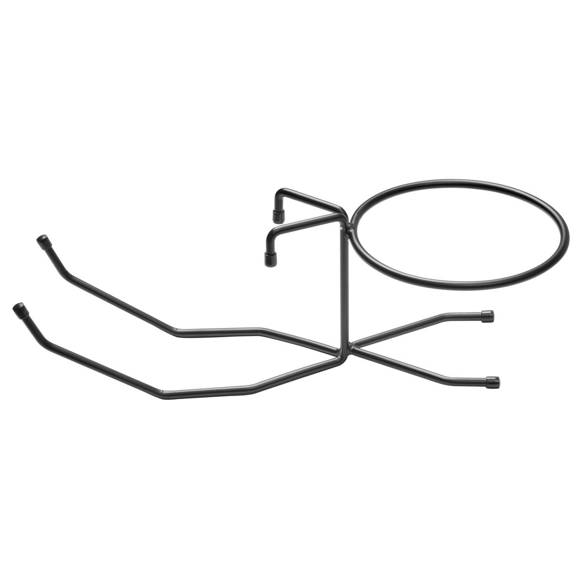 Tischhalterung fuer Sektkuehler, Metall, schwarz, Ring innen D: 18 cm, 49 cm x 20 cm, H: 17 cm