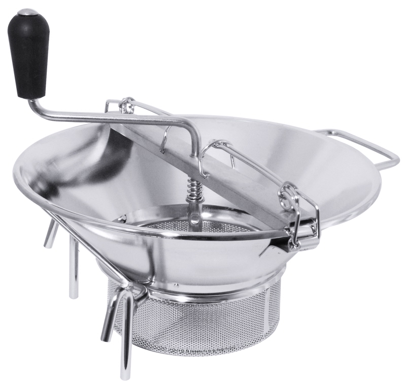 Passiergerät, D: 36 cm, H: 18 cm, Edelstahl