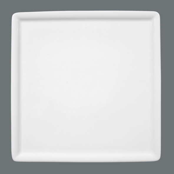 Seltmann, Buffet Gourmet - Platte 5170, uni, weiss, 16 x 16 x 1,5 cm