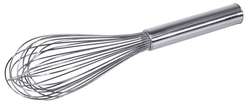 Schneebesen, 24 Drähte, Edelstahl, L: 45 cm, D: 1,3 mm, Stiel: 16 cm